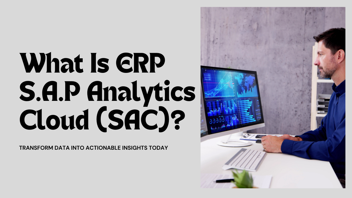 What Is ERP S.A.P Analytics Cloud (SAC)?