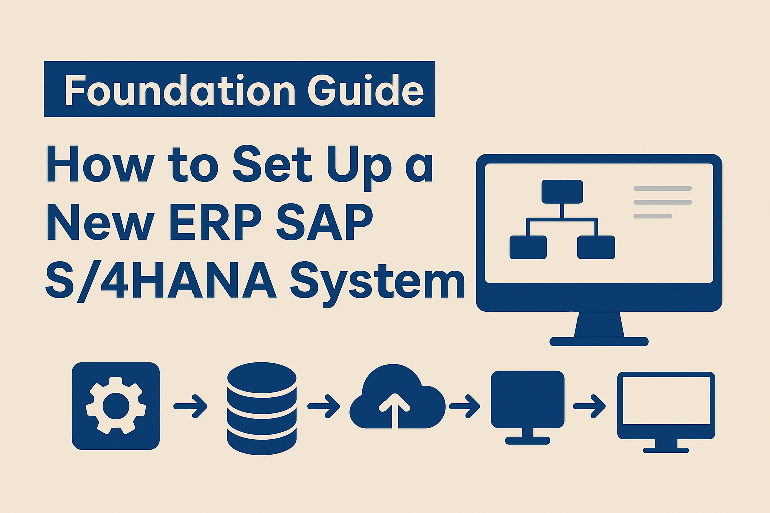 Foundation Guide: How to Set Up a New ERP SAP S/4HANA System